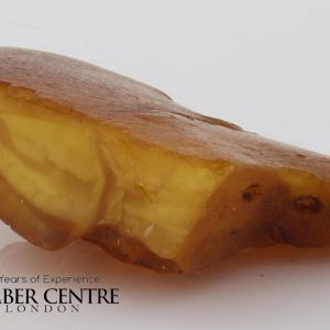 German BUTTERSCOTCH RAW UNPOLISHED BALTIC AMBER PIECE 13.7 GRAMS-RS021 RRP£110!!