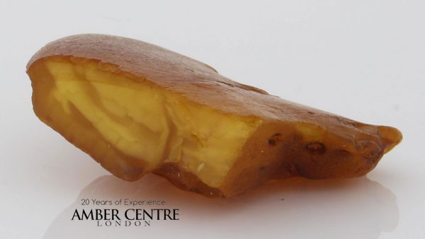 German BUTTERSCOTCH RAW UNPOLISHED BALTIC AMBER PIECE 13.7 GRAMS-RS021 RRP£110!!