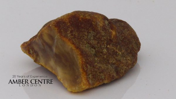 German BUTTERSCOTCH RAW UNPOLISHED BALTIC AMBER PIECE 11.3 GRAMS-RS044 RRP£95!!!