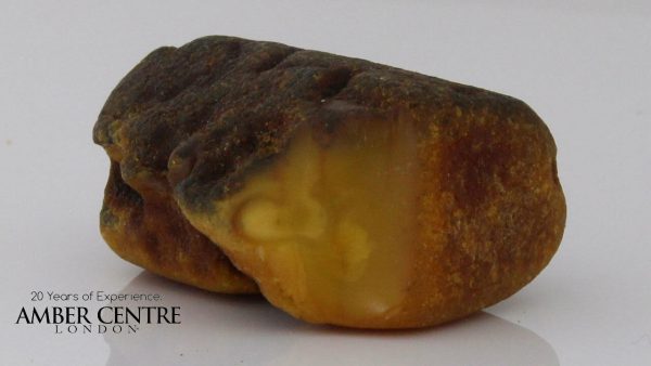 GERMAN BUTTERSCOTCH RAW UNPOLISHED BALTIC AMBER PIECE 20.4 GRAMS-RS045 RRP£210!!!