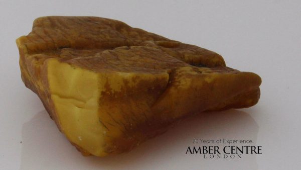 German BUTTERSCOTCH RAW UNPOLISHED BALTIC AMBER PIECE 14.3 GRAMS-RS050 RRP£139!!