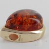 Italian Handmade Elegant German Baltic Amber Pendant in 9ct solid Gold- GP0048 RRP£295!!!