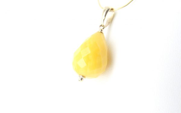 Italian made Beautifully Handcrafted Antique German Butterscotch Amber Teardrop Pendant 9ct solid Gold Loop GP0303 RRP£245!!