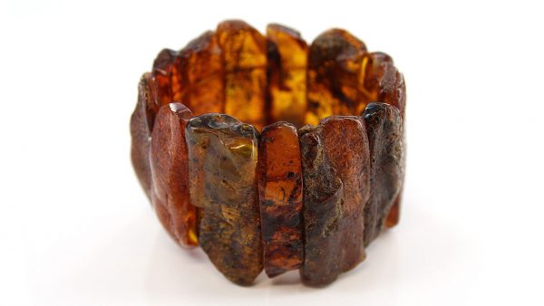 German Natural Baltic Amber Raw Earthy Genuine Handmade Bracelet W021 RRP£1000!!!