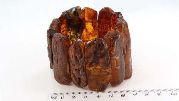 German Natural Baltic Amber Raw Earthy Genuine Handmade Bracelet W021 RRP£1000!!!