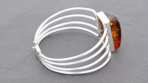 Italian Handmade Unique Bangle German Baltic Amber 925 Silver - BAN002 RRP £395!!!