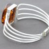 Italian Handmade Unique Bangle German Baltic Amber 925 Silver - BAN002 RRP £395!!!