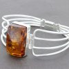 Italian Handmade Unique Bangle German Baltic Amber 925 Silver - BAN002 RRP £395!!!
