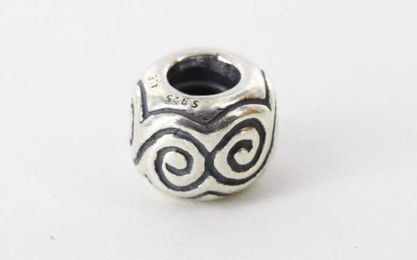 Genuine Special Retired Pandora Silver Charm ALE 925 - Swirls - 790228 RRP£35!!!