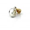 Genuine Pandora Silver 925 ALE Charm with 14ct Gold - Hat - 790118 RRP £95!!!