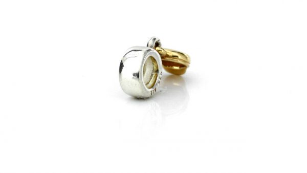 Genuine Pandora Silver 925 ALE Charm with 14ct Gold - Hat - 790118 RRP £95!!!