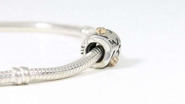 PANDORA Silver, 14ct Gold and Diamond Life's Path Charm 790419D RRP£195!!!