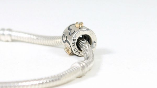 PANDORA Silver, 14ct Gold and Diamond Life's Path Charm 790419D RRP£195!!!