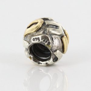 Genuine Pandora Silver 925 ALE and 14ct Gold Charm Letter U 790298U RRP£95!!!