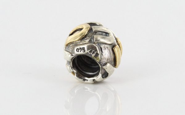 Genuine Pandora Silver 925 ALE and 14ct Gold Charm Letter U 790298U RRP£95!!!