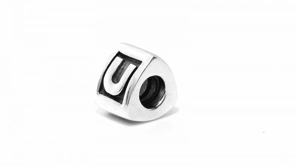 Genuine Pandora Silver 925 ALE Charm - Letter U - 790323U RRP£30!!!