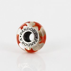 PANDORA Authentic Unique Cinnamon Stars Murano Glass Charm 790906 RRP£45!!!!