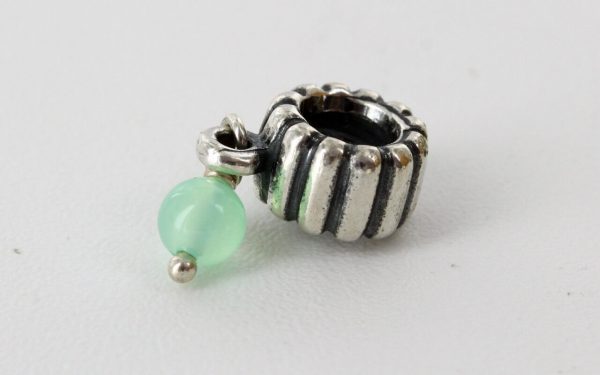 Pandora Genuine Silver 925 ALE Charm Chrysoprase Dangle - 790166CH RRP£55!!!