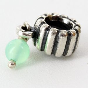 Pandora Genuine Silver 925 ALE Charm Chrysoprase Dangle - 790166CH RRP£55!!!