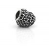 Pandora Silver S925 ALE Unique Charm - BLACK PAVÉ HEART CHARM - 791052NCK RRP£55!!!