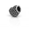 Pandora Silver S925 ALE Unique Charm - BLACK PAVÉ HEART CHARM - 791052NCK RRP£55!!!