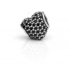 Pandora Silver S925 ALE Unique Charm - BLACK PAVÉ HEART CHARM - 791052NCK RRP£55!!!