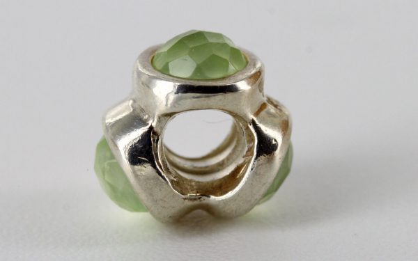 Pandora Silver 925 ALE Charm Natural Light Quartz - Prehnite - 790351PR RRP£65!!!