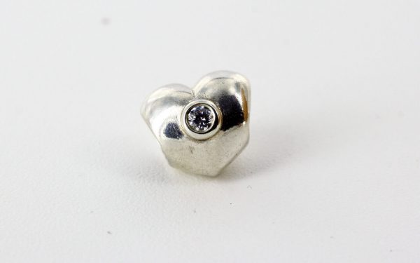 Pandora Genuine S925 ALE CLEAR SPARKLING HEART Charm - 790134CZ RRP£50!!!