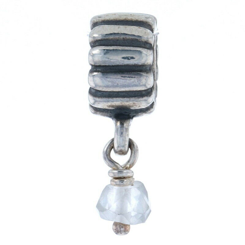 Pandora 925 ALE Rock Quartz Charm Bead Birthstone Dangle - 790166BK RRP£45!!!