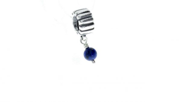 Pandora Genuine 925 ALE LAPIS Lazuli Dangle BIRTHSTONE Charm - 790166L RRP£45!!!