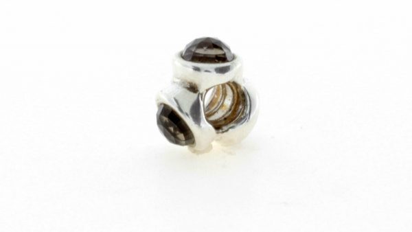 Pandora 925 ALE SILVER SMOKY QUARTZ NATURAL LIGHT CHARM - 790351SQ RRP£65!!!