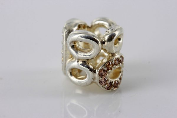 Pandora 925 ALE with Zirconia Circle of Friends Charm - 790445CZ RRP£100!!!