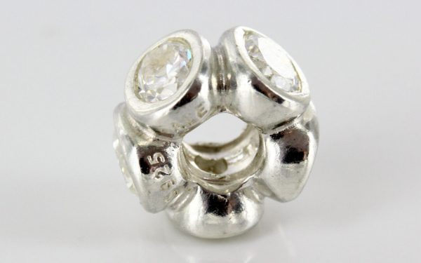 Pandora Genuine S925 ALE Silver Charm - Oval Cubic Zirconia- 790311CZ RRP£75!!!