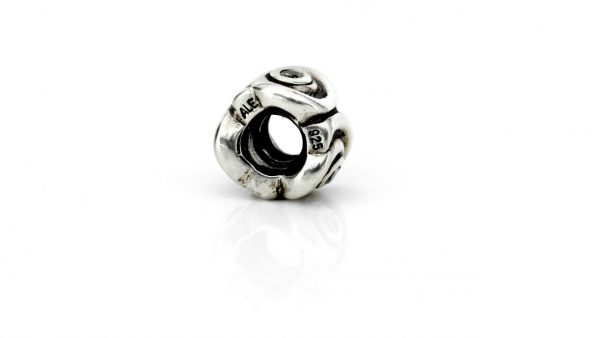 PANDORA Authentic Silver and Green Zirconia Spirals Charm 790318CZP RRP£55!!!