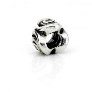 PANDORA Authentic Silver and Green Zirconia Spirals Charm 790318CZP RRP£55!!!