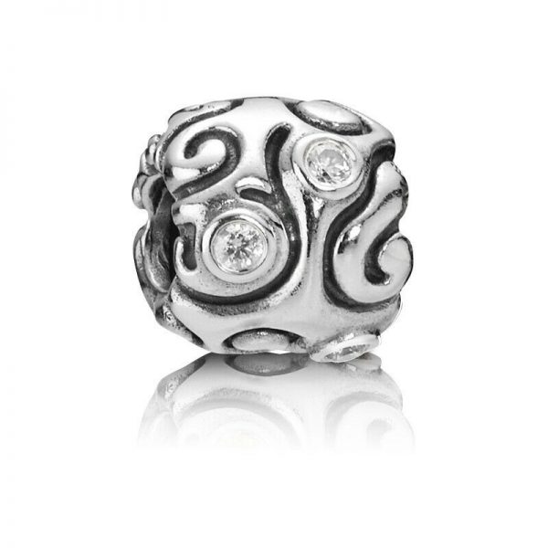 Genuine Pandora 925 ALE Silver Zirconia "DAY DREAM" Charm - 790548CZ RRP£65!!!