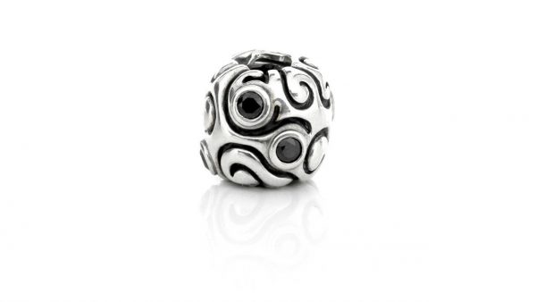 Pandora Genuine S925 ALE BLACK ZIRCONIA LARGE DAY DREAM Charm-790869CZK RRP£125!!!