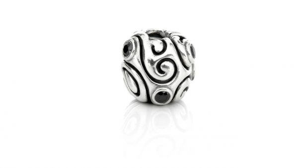 Pandora Genuine S925 ALE BLACK ZIRCONIA LARGE DAY DREAM Charm-790869CZK RRP£125!!!