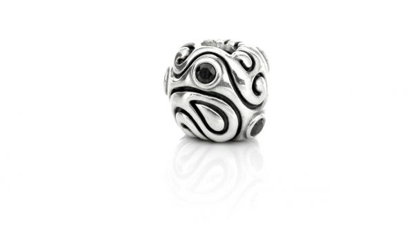 Pandora Genuine S925 ALE BLACK ZIRCONIA LARGE DAY DREAM Charm-790869CZK RRP£125!!!