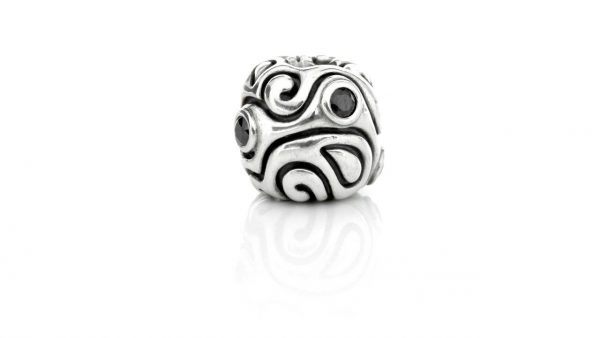 Pandora Genuine S925 ALE BLACK ZIRCONIA LARGE DAY DREAM Charm-790869CZK RRP£125!!!