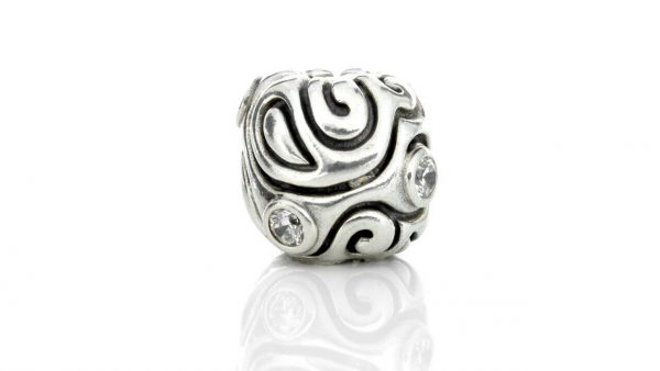 Pandora Silver S925 ALE White ZIRCONIA LARGE DAY DREAM Charm - 790869CZ RRP£125!!!