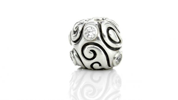 Pandora Silver S925 ALE White ZIRCONIA LARGE DAY DREAM Charm - 790869CZ RRP£125!!!