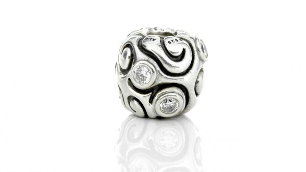 Pandora Silver S925 ALE White ZIRCONIA LARGE DAY DREAM Charm - 790869CZ RRP£125!!!