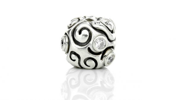 Pandora Silver S925 ALE White ZIRCONIA LARGE DAY DREAM Charm - 790869CZ RRP£125!!!