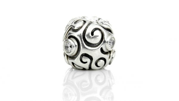 Pandora Silver S925 ALE White ZIRCONIA LARGE DAY DREAM Charm - 790869CZ RRP£125!!!