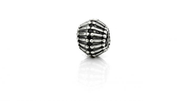 Genuine PANDORA Silver and Black Zirconia Showstopper Charm 790545CZK RRP£125!!!