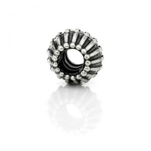 Genuine PANDORA 925 ALE Silver Ribbon Charm Clear Zirconia 790545CZ RRP£125!!!