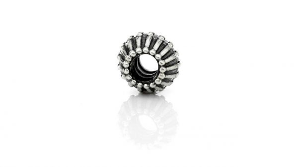 Genuine PANDORA 925 ALE Silver Ribbon Charm Clear Zirconia 790545CZ RRP£125!!!