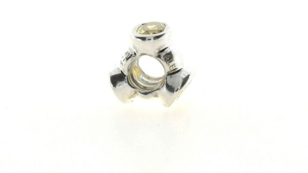 Pandora Genuine Silver YELLOW ZIRCONIA CAT'S EYE Charm - 790289YCZ RRP£50!!!