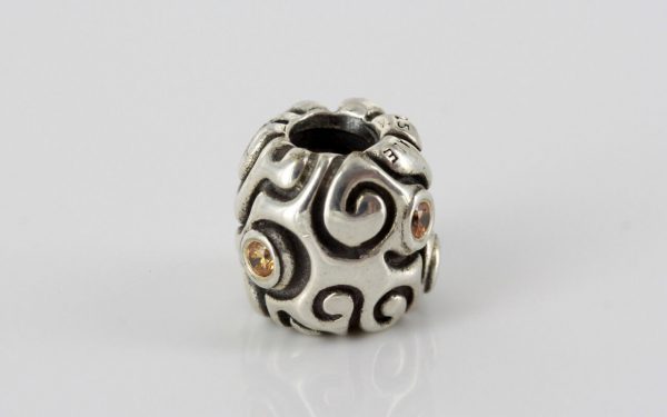 Pandora Genuine 925 Silver Unique HONEY LARGE DAYDREAM Charm - 790548CZM RRP65!!!